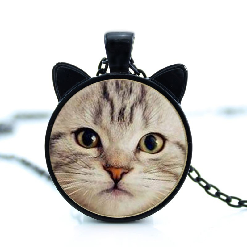 Cat Painting Necklace