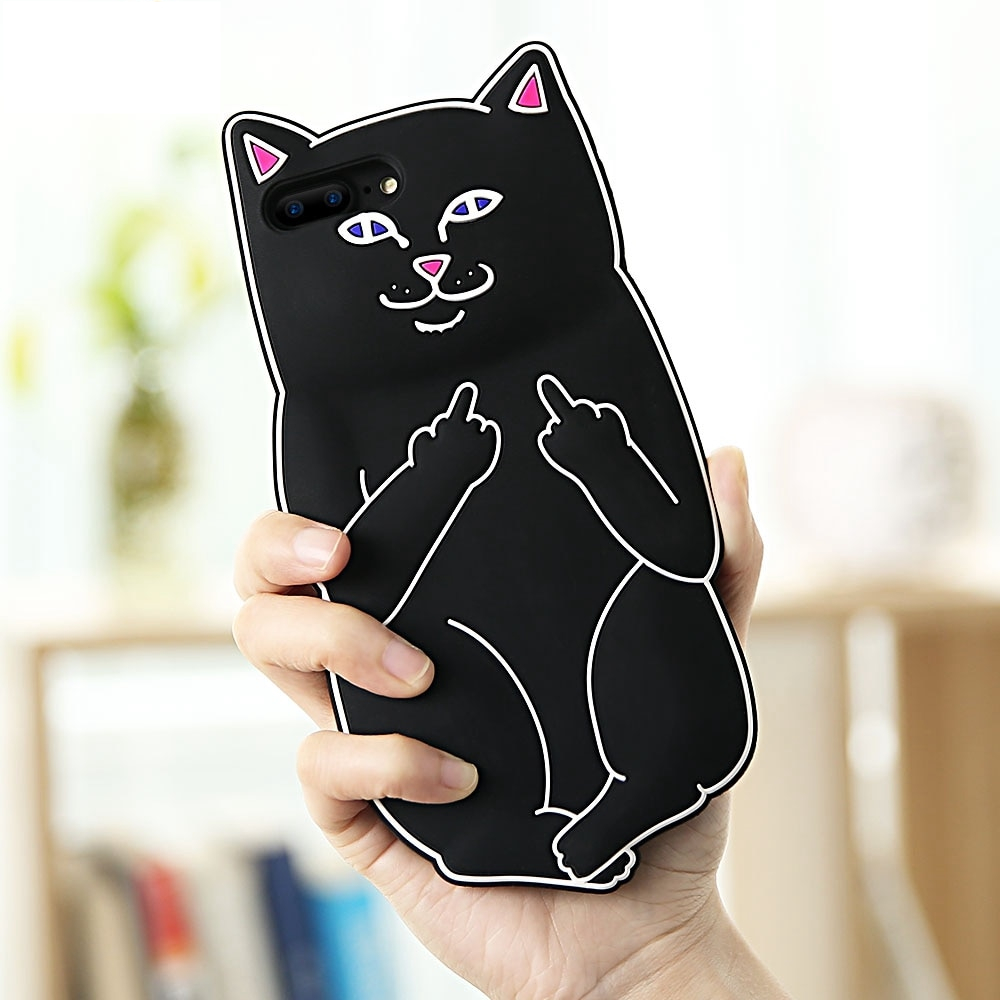 Cartoon Cat Soft Case For Iphone