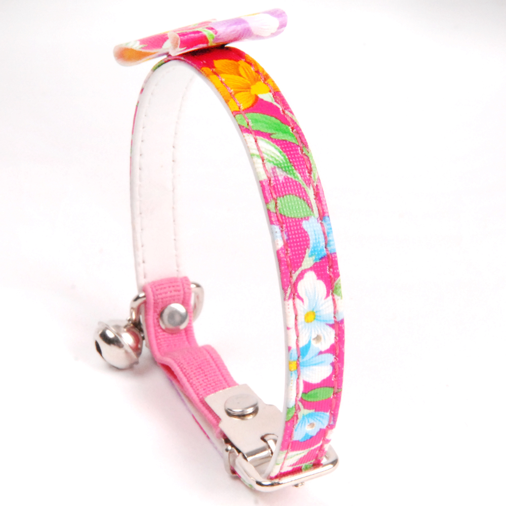 Cute Cat Collar With Bells And Bows
