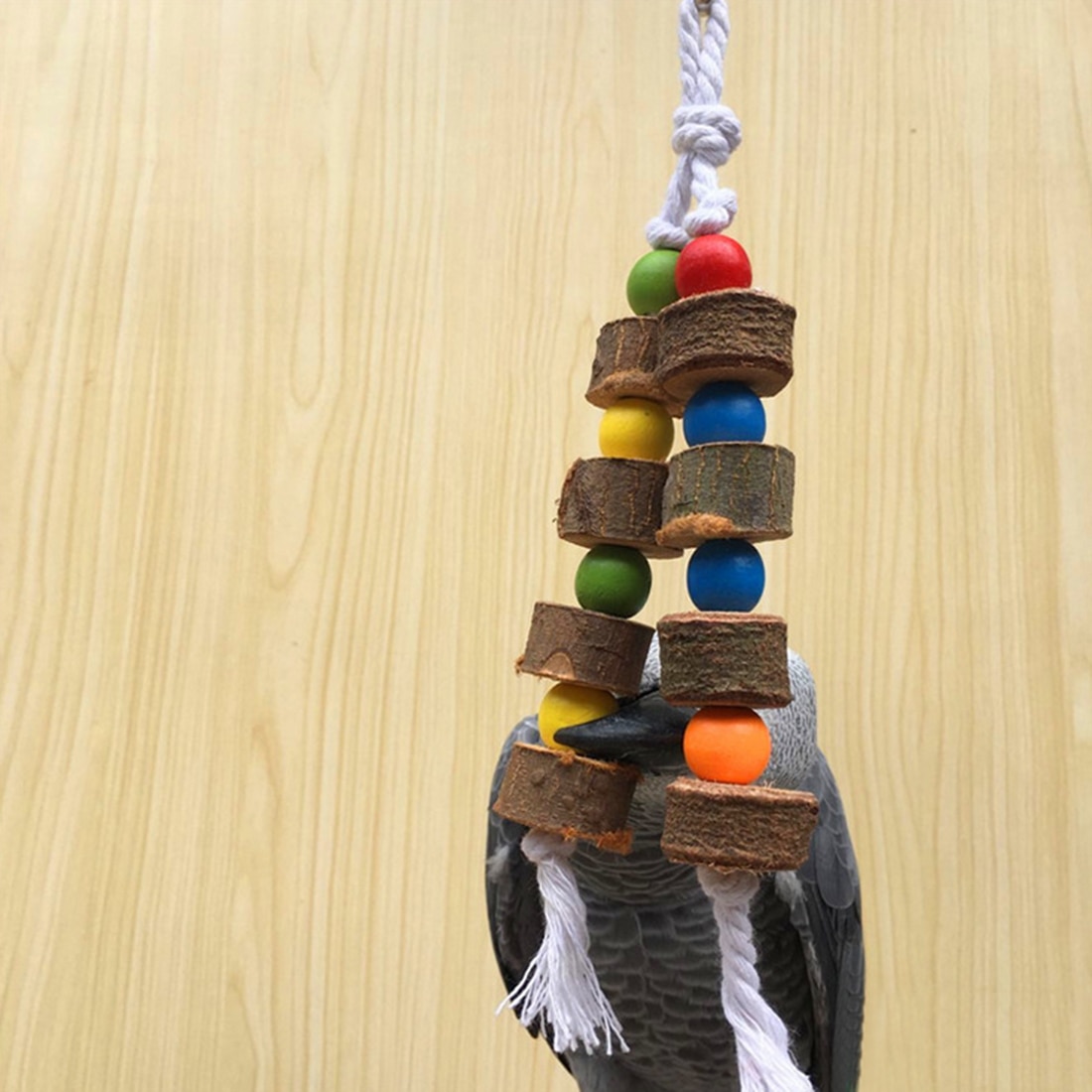 Bird’s Solid Wood Chew Toy